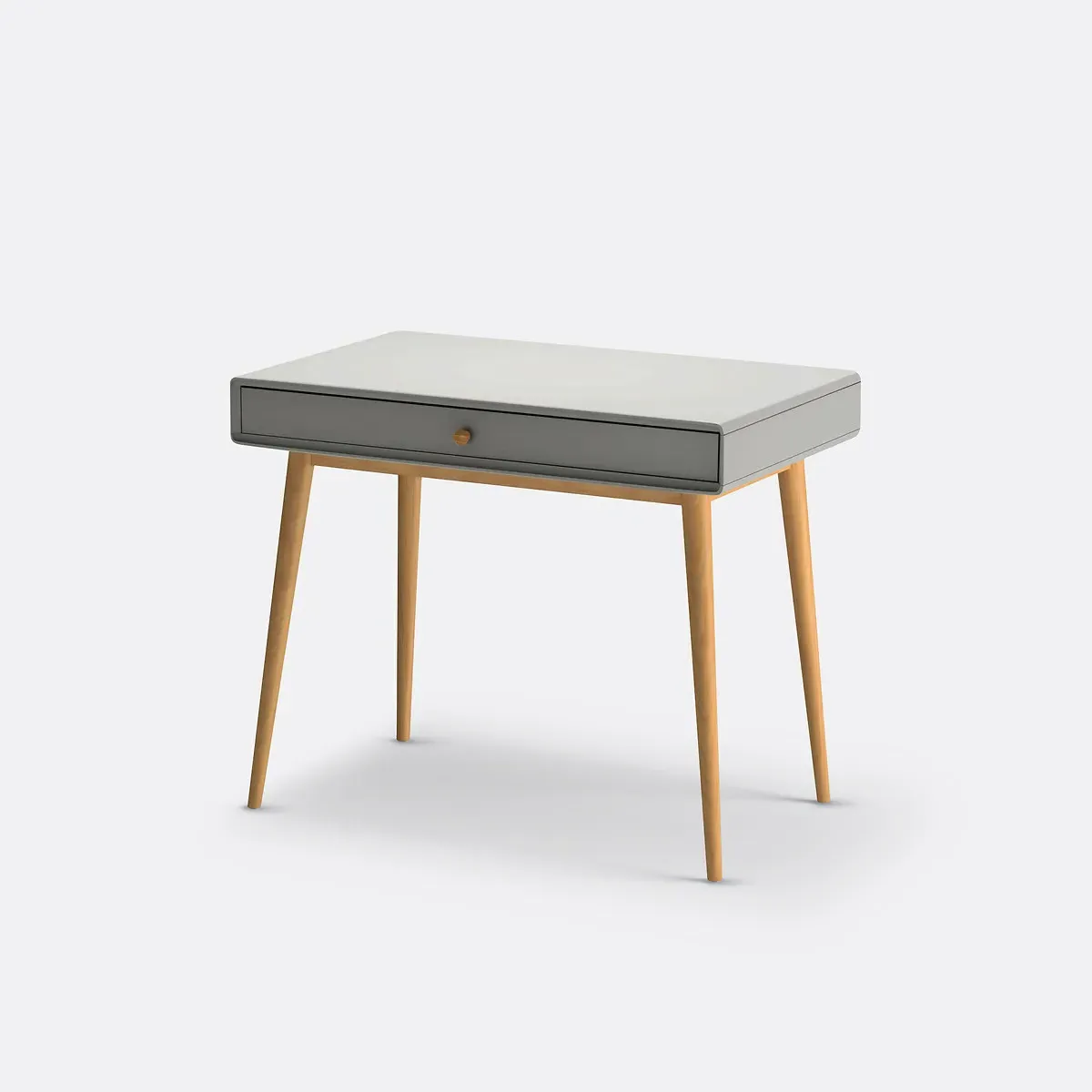 Jimi Desk with 1 Drawer - Light Grey, MDF alternate view