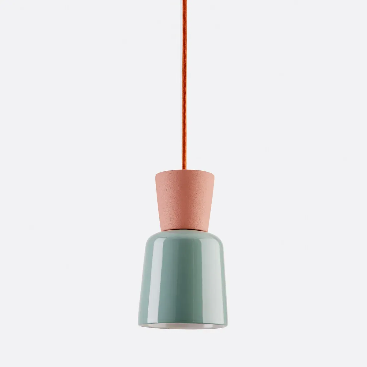 Jimna Hanging Lamp - Grey-Green, Ceramic product