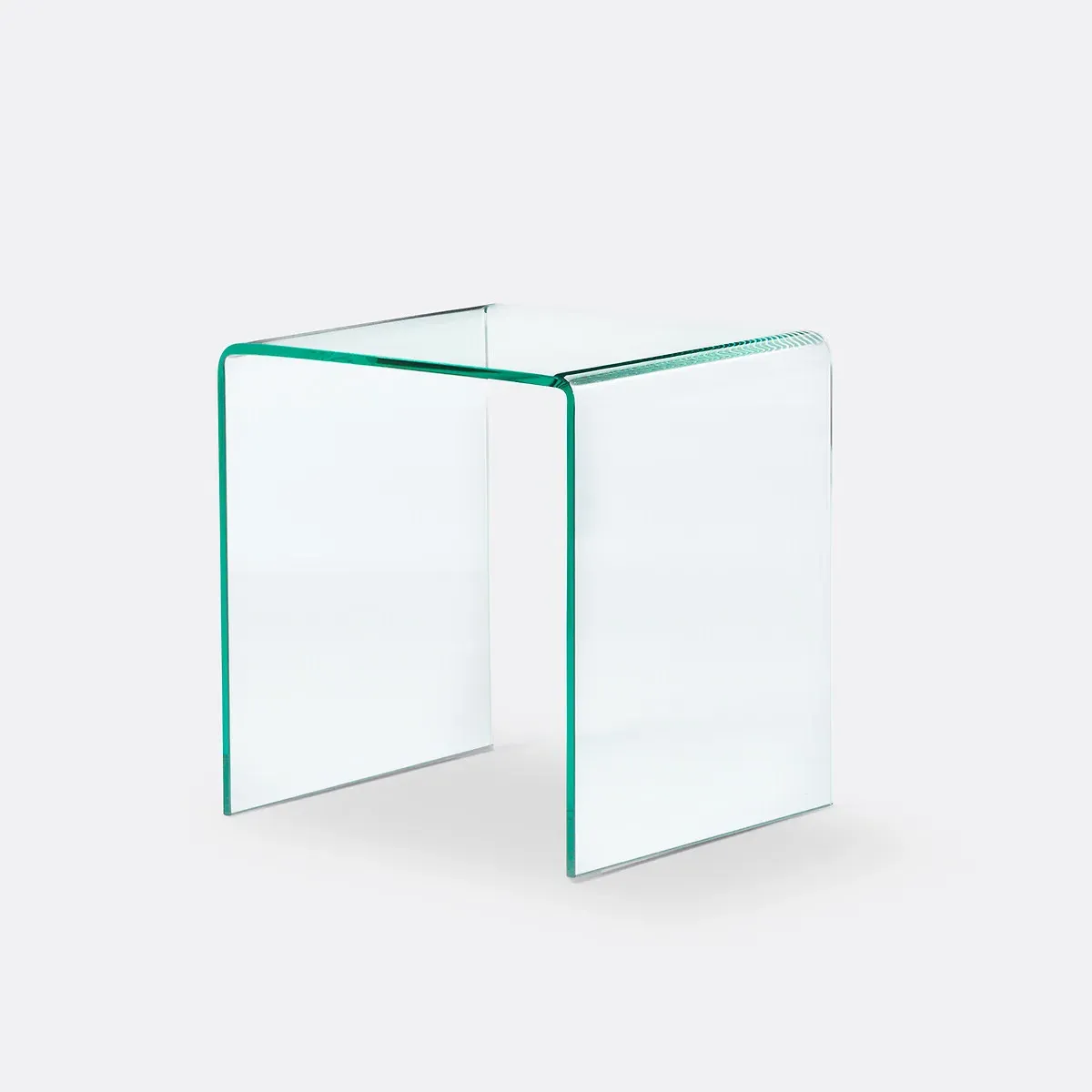 Joan Bedside Table - Transparent, Tempered Glass product