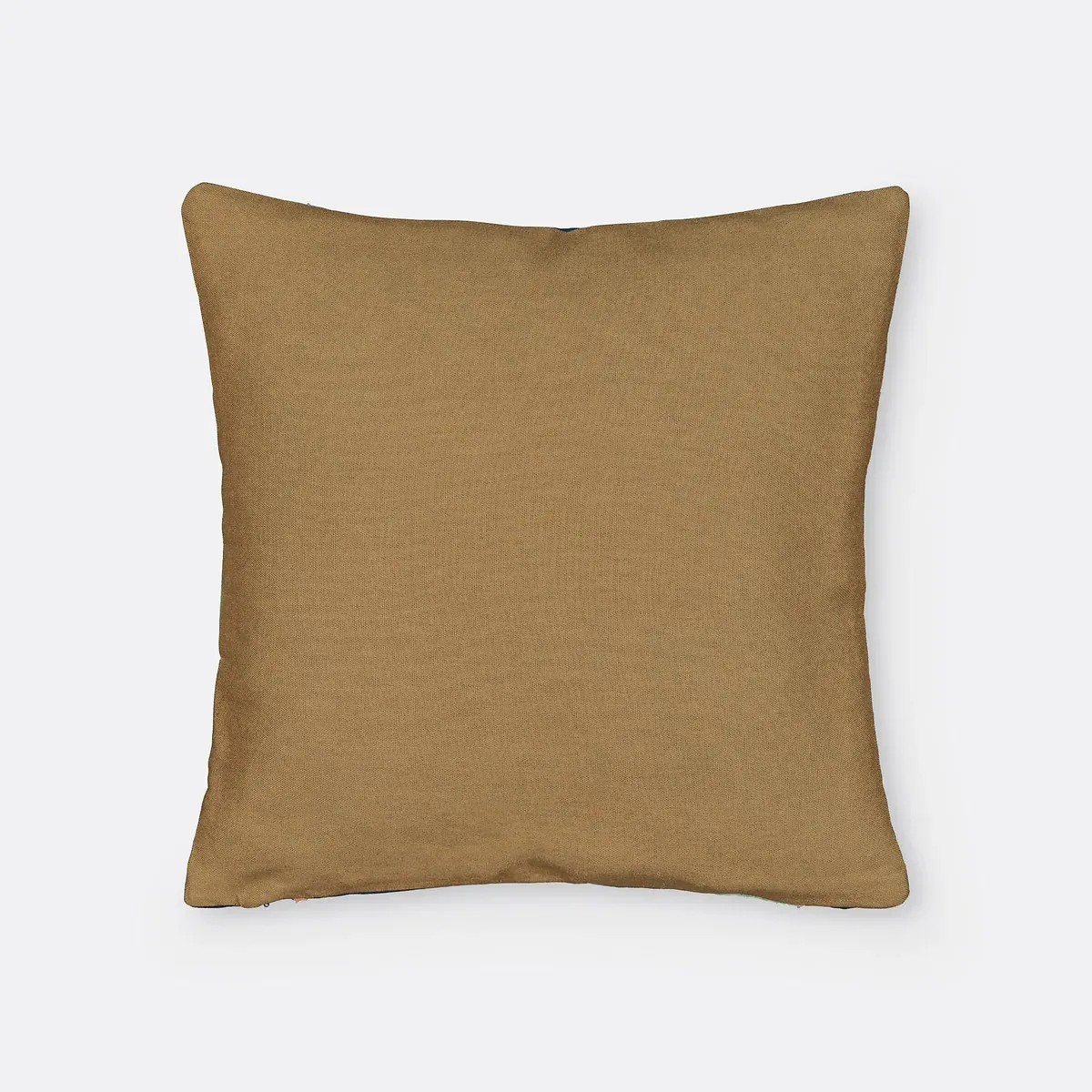 Joao Square Cushion Cover with Embroidery - Multi-Coloured, Cotton alternate view