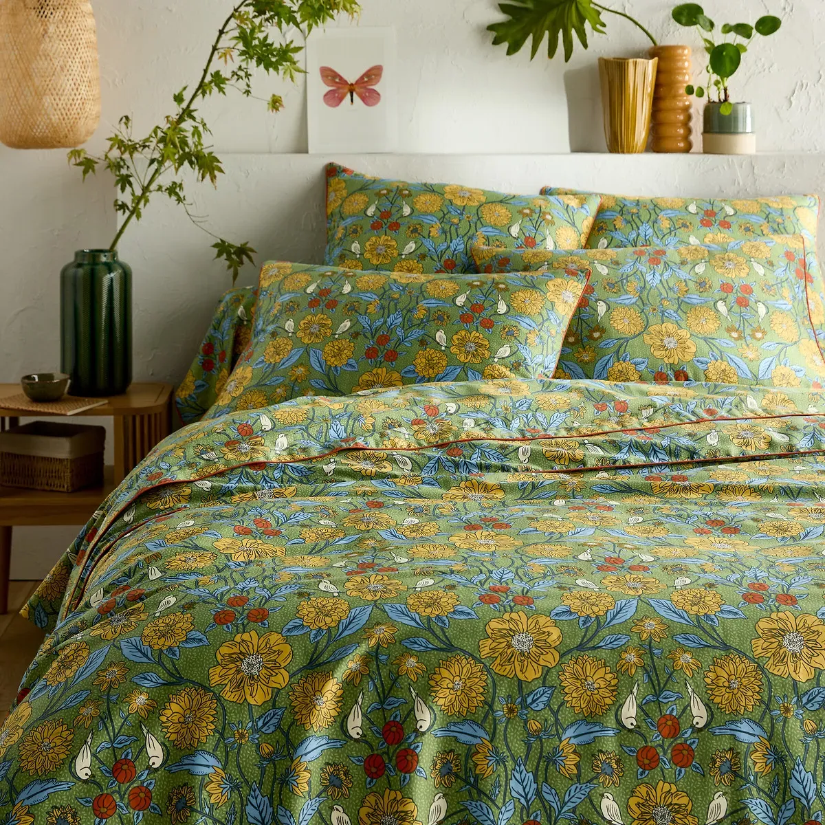 Johanna Duvet Cover - Printed, Cotton Satin product