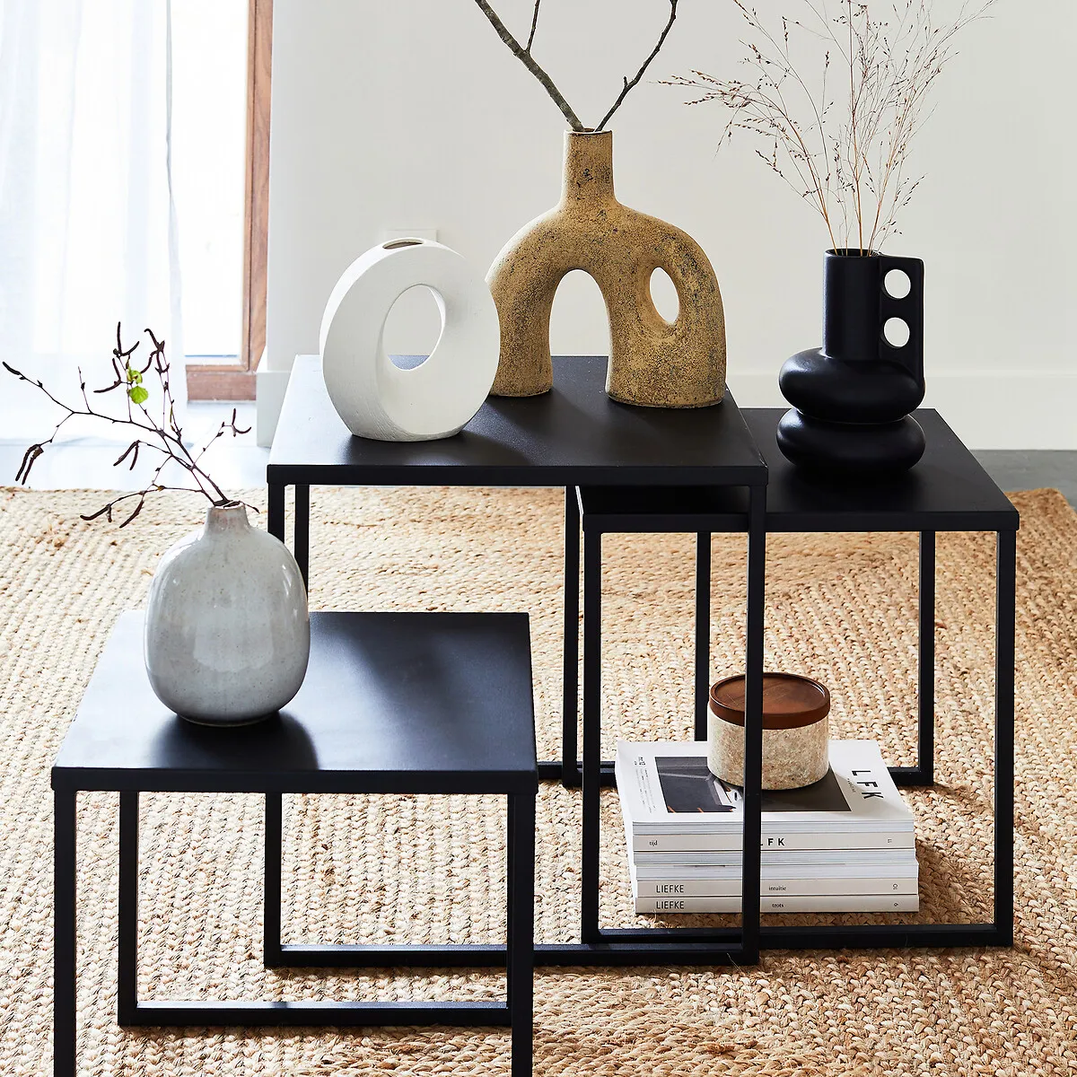 Jolia Decorative Ceramic Vase - White alternate view