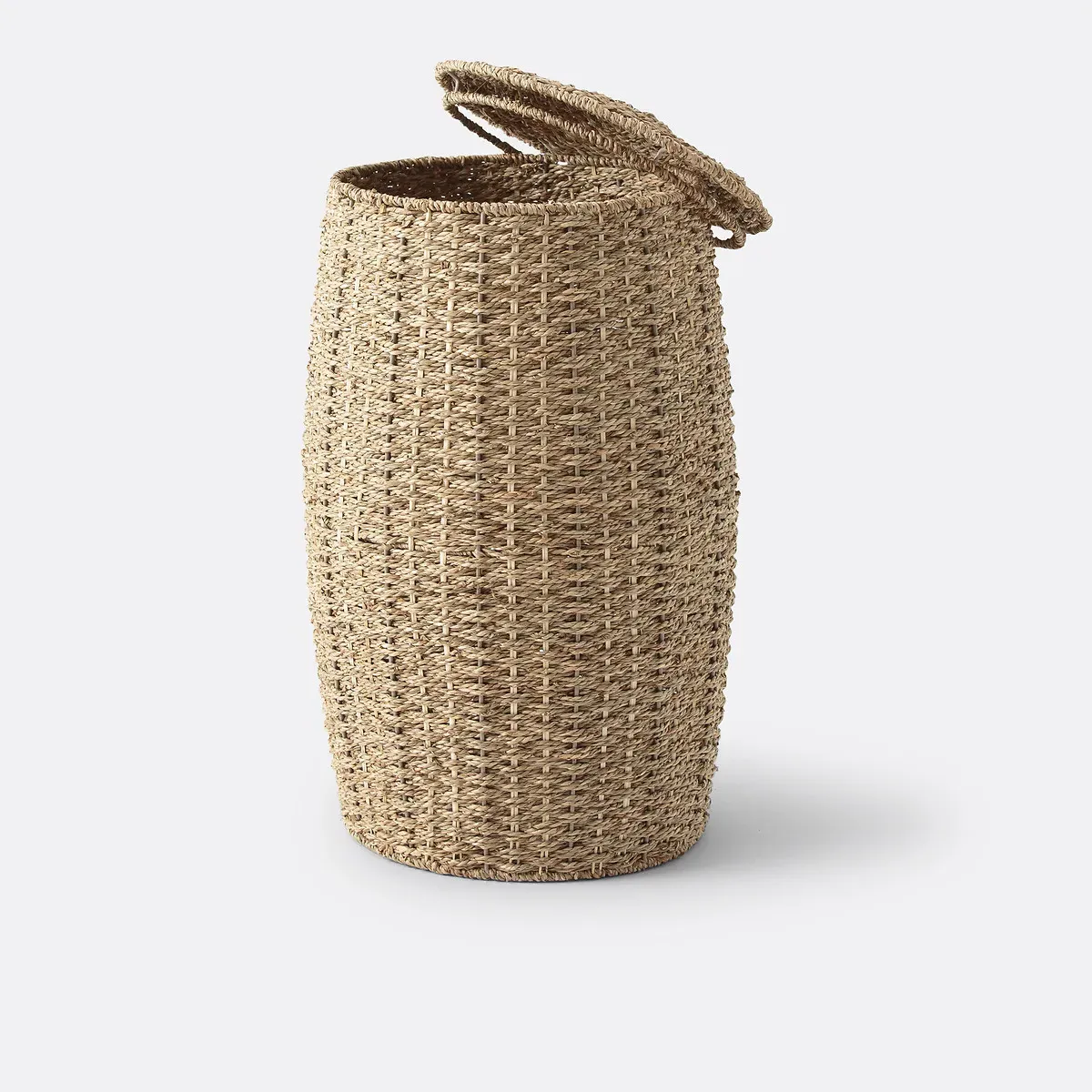 Jubo Laundry Storage Basket with Lid - Natural, Seagrass product