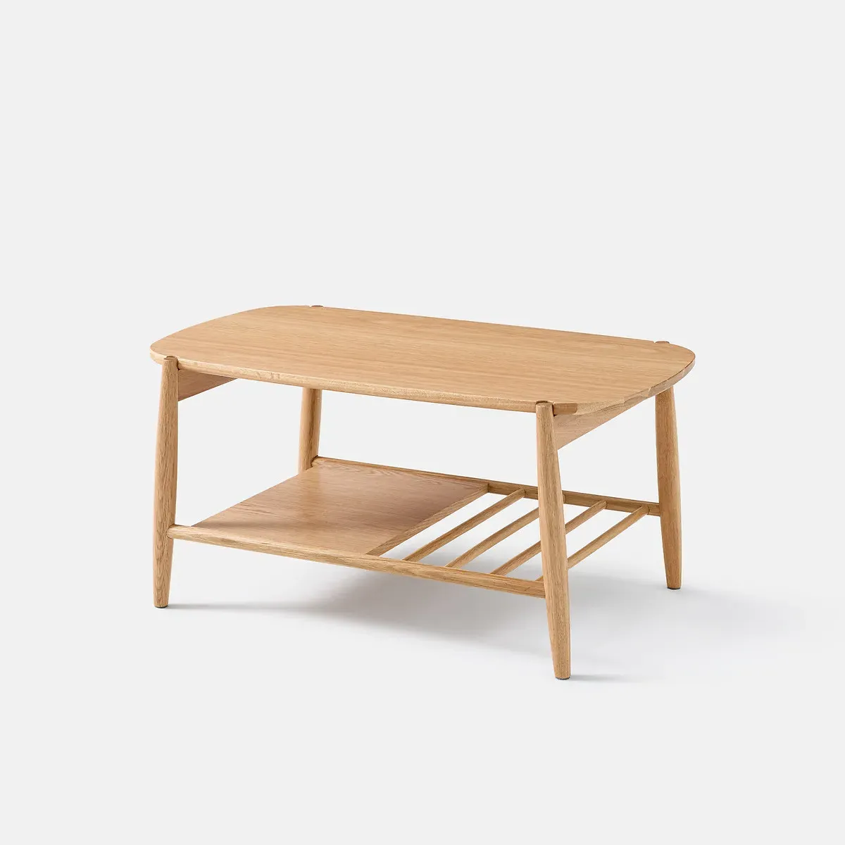 Jucca Two-Tier Coffee Table - Oak, Solid Oak product