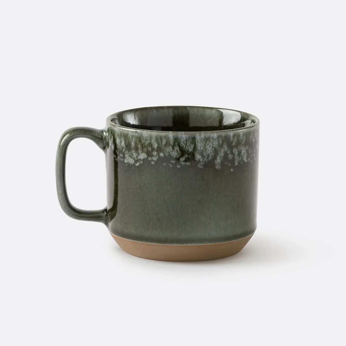 Julio Set of 2 Ceramic Mugs - Khaki Green alternate view