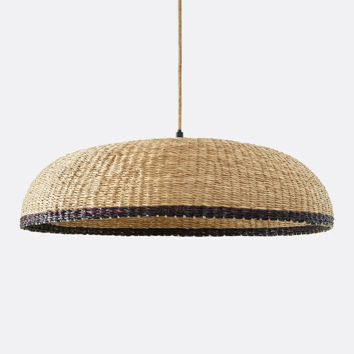 Jutlo Woven Grass Round Ceiling Light Shade - Natural product