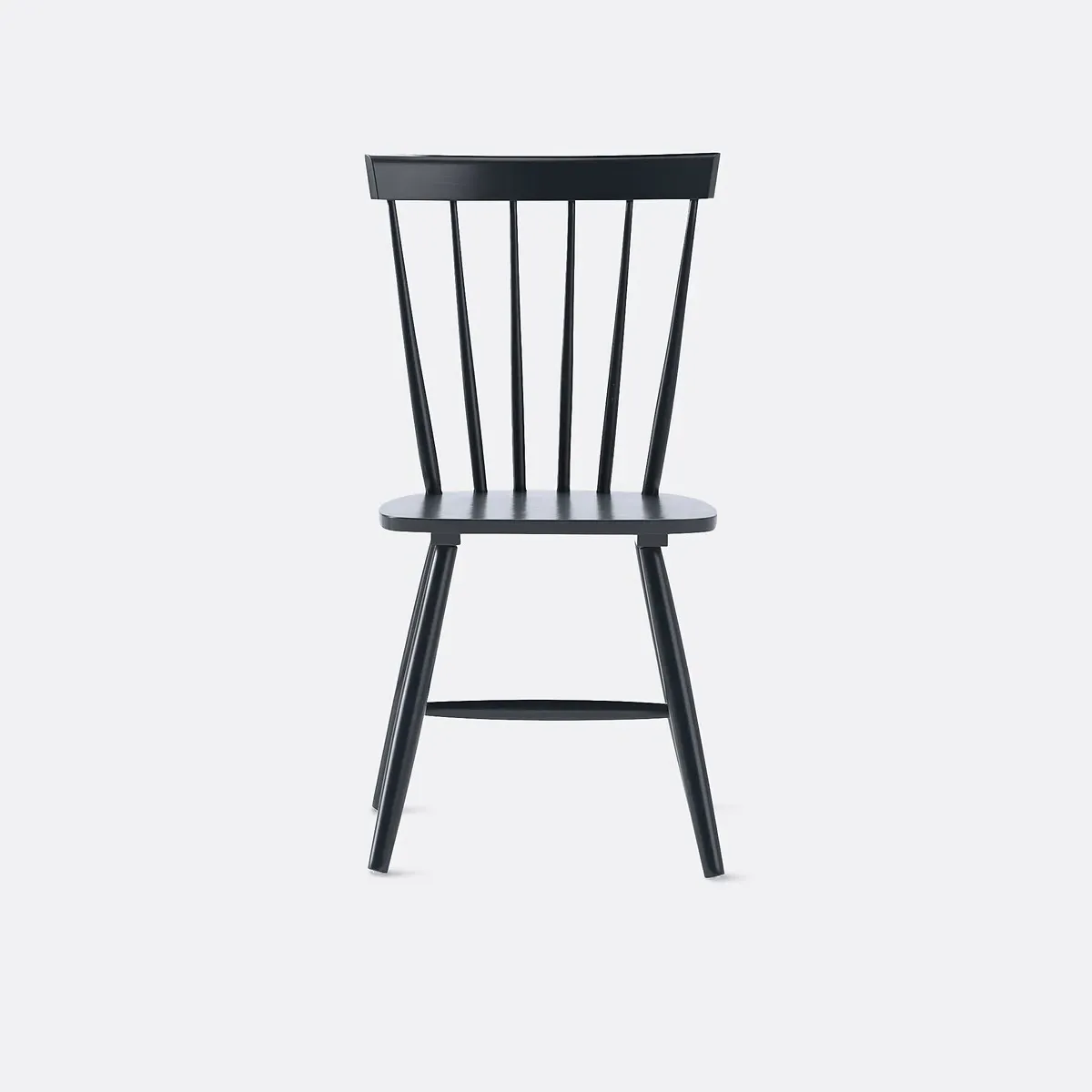 Jyko Spindle Back Chair - Black, Rubberwood alternate view