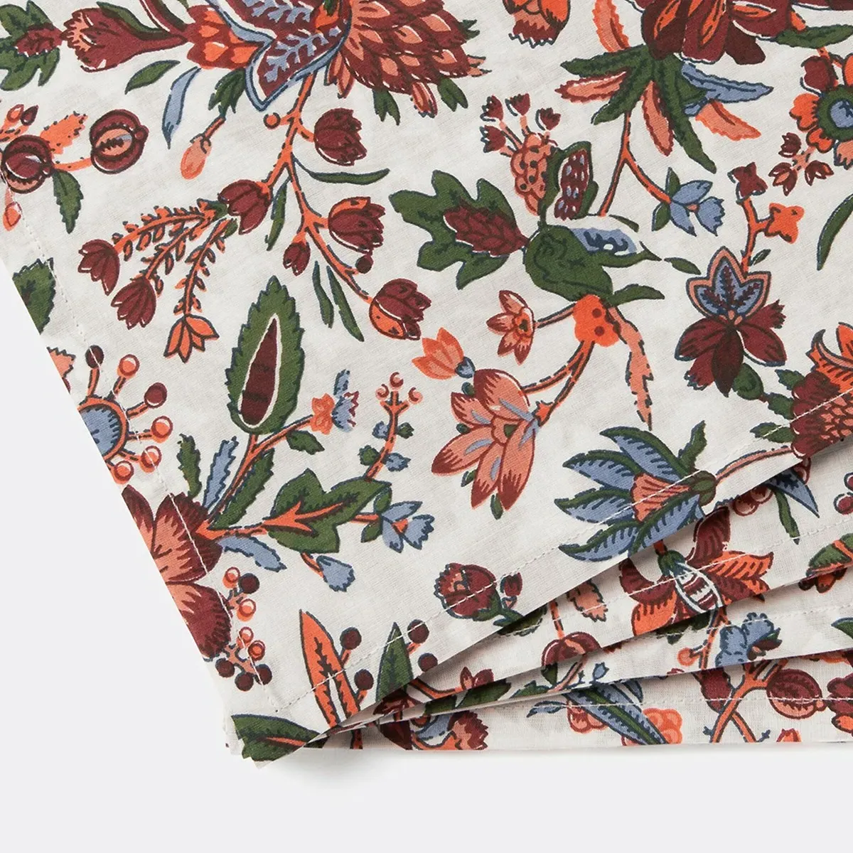 Kali Set of 4 Napkins - Floral Print, Washed Cotton alternate view