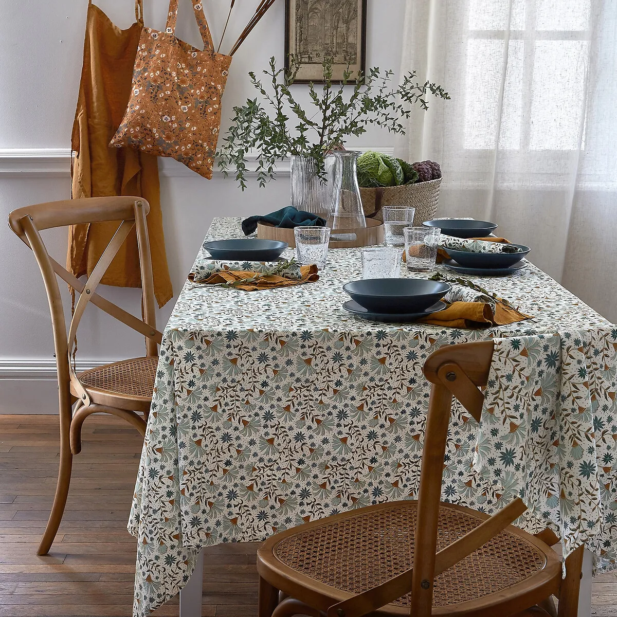 Kalyan Patterned Tablecloth - Printed, Washed Cotton product