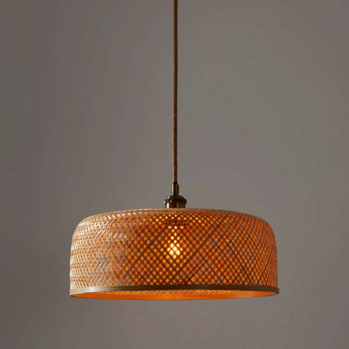 Katia Round Ceiling Light - Natural, Bamboo alternate view