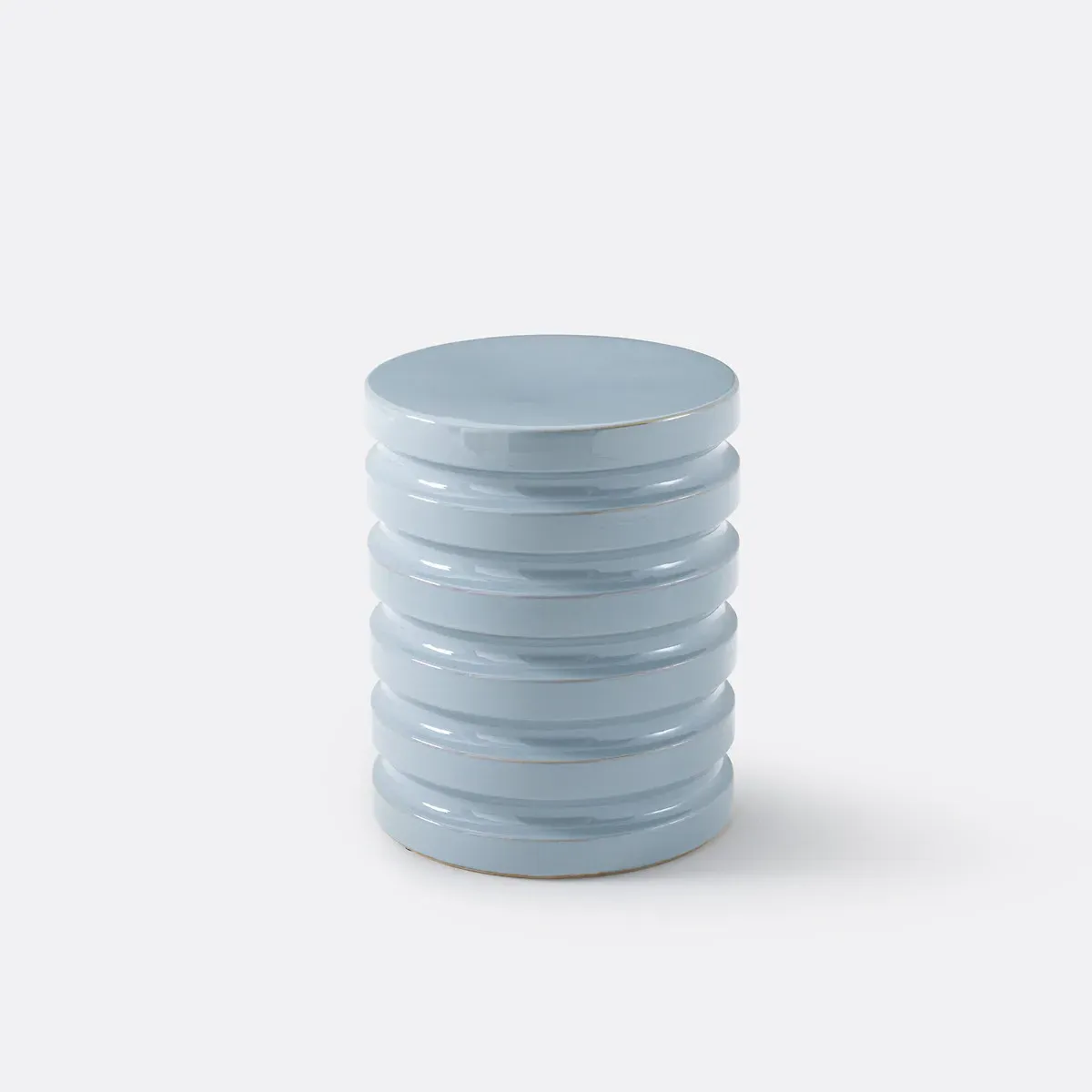 Kerros Round Ceramic Side Table - Blue product