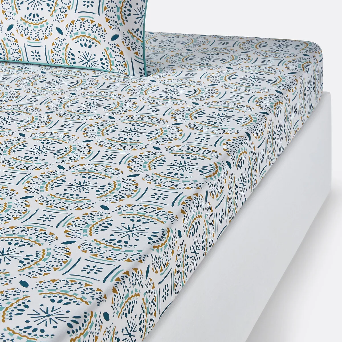 Keyiah Floral Cotton Fitted Sheet product