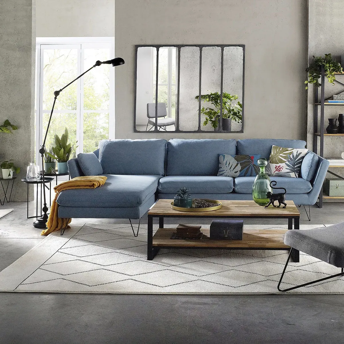 Kikan Articulated Floor Lamp - Matt Black, Steel alternate view