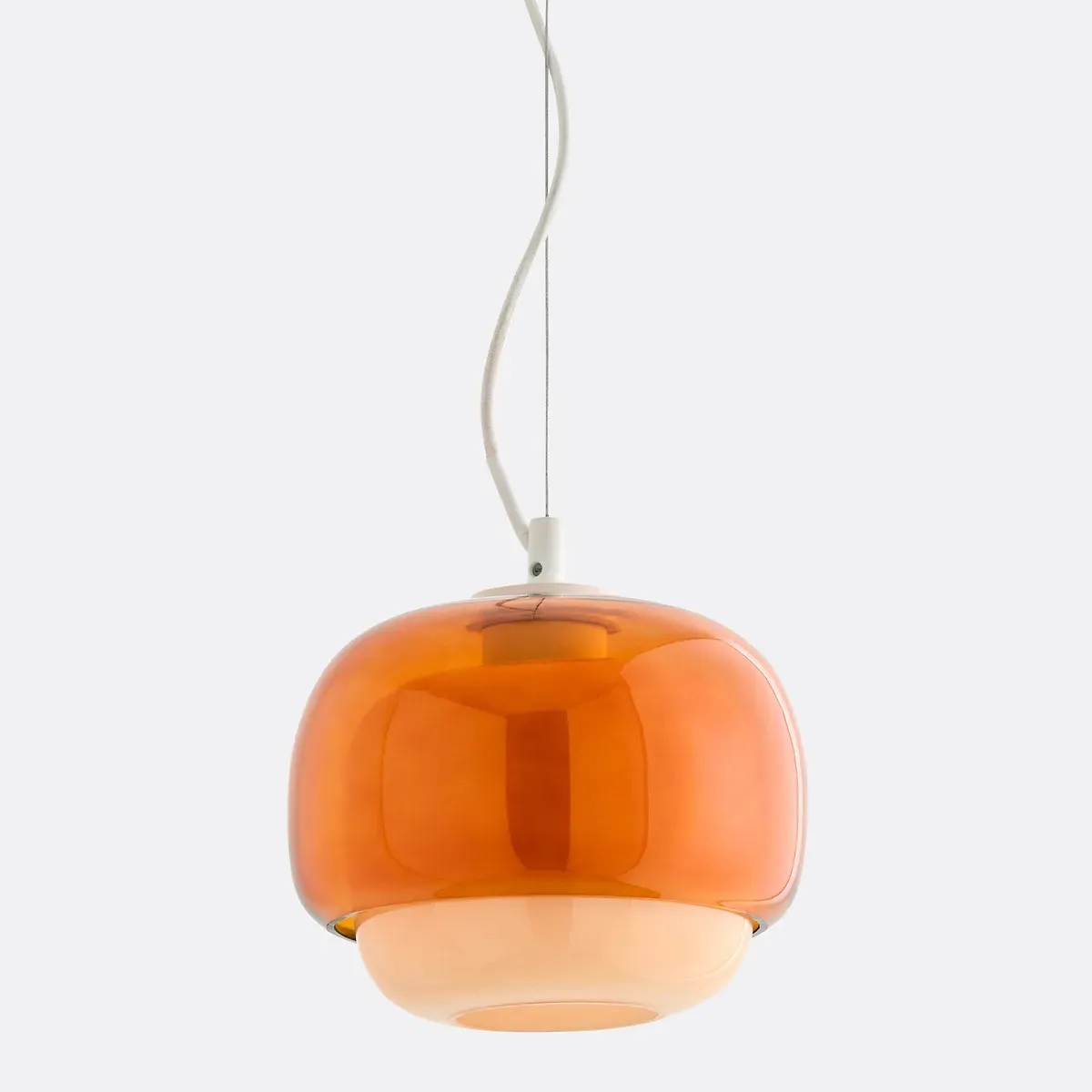 Kinoko Ceiling Light - Dark Orange, Hand-Blown Glass product
