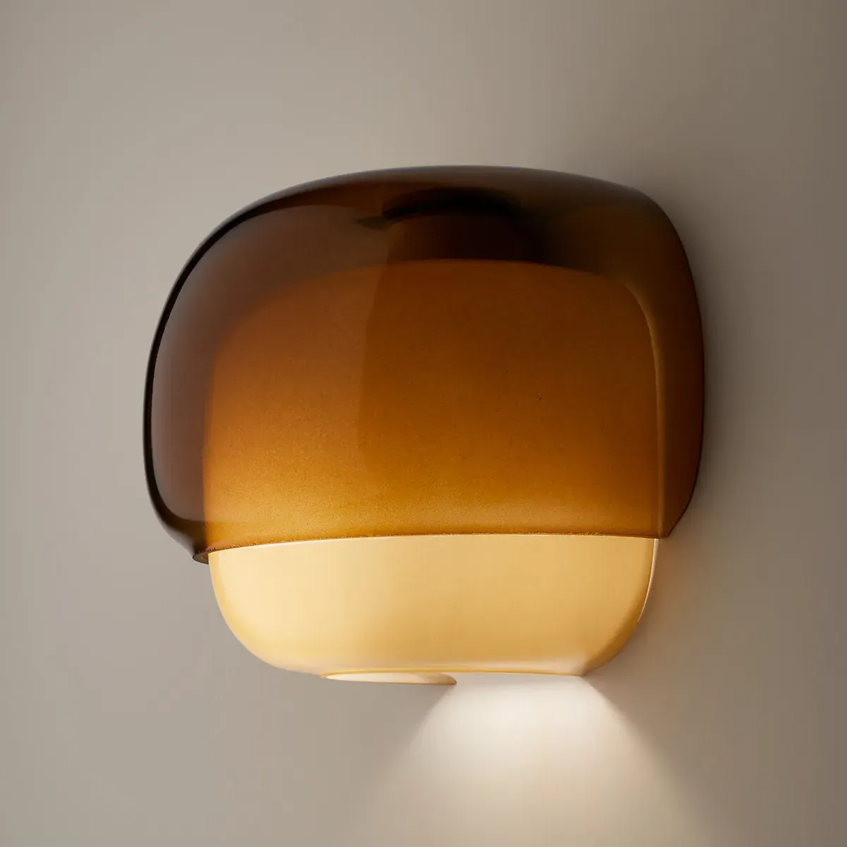 Kinoko Wall Light - Amber, Coloured Glass alternate view