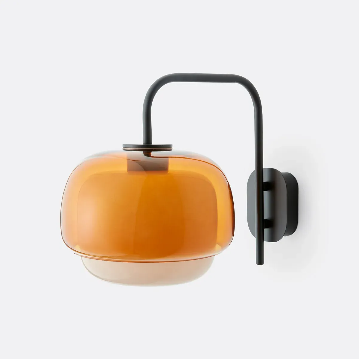 Kinoko Wall Light - Dark Orange, Glass, Metal product