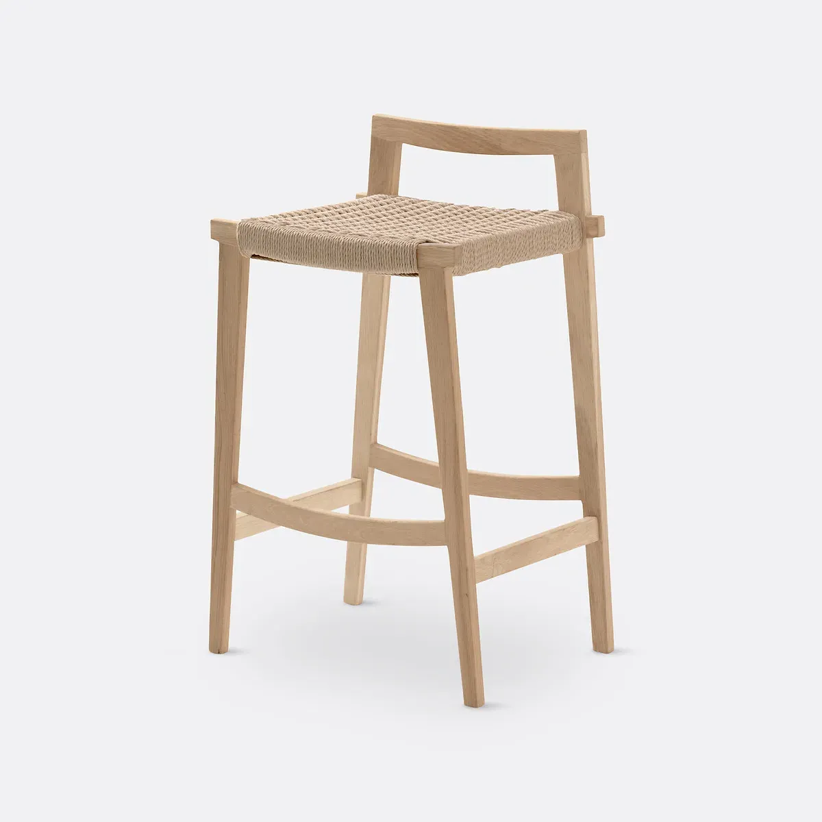 Kioto Bar Stool - Natural, Solid Oak product