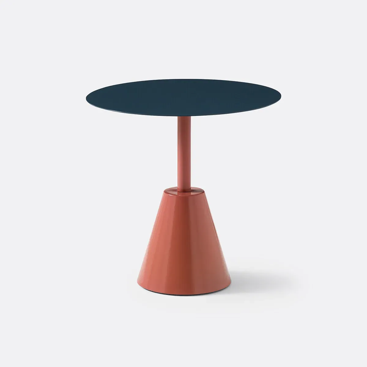 Klapi Round Garden Table - Blue, Steel product
