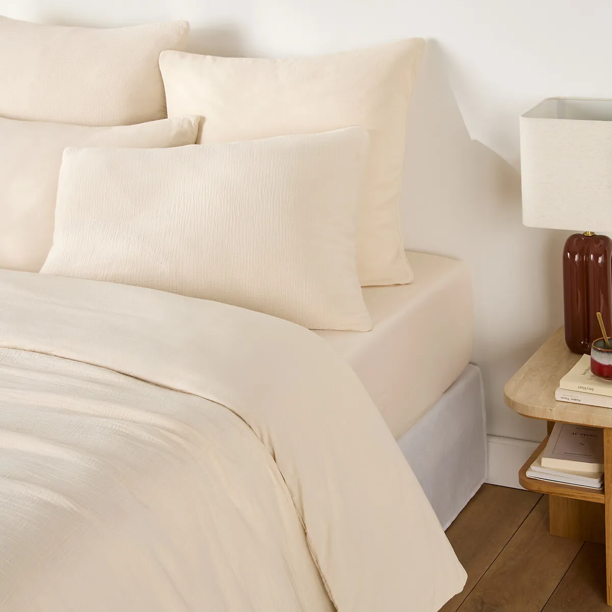 Kumco Duvet Cover - Chalk, Cotton Muslin product