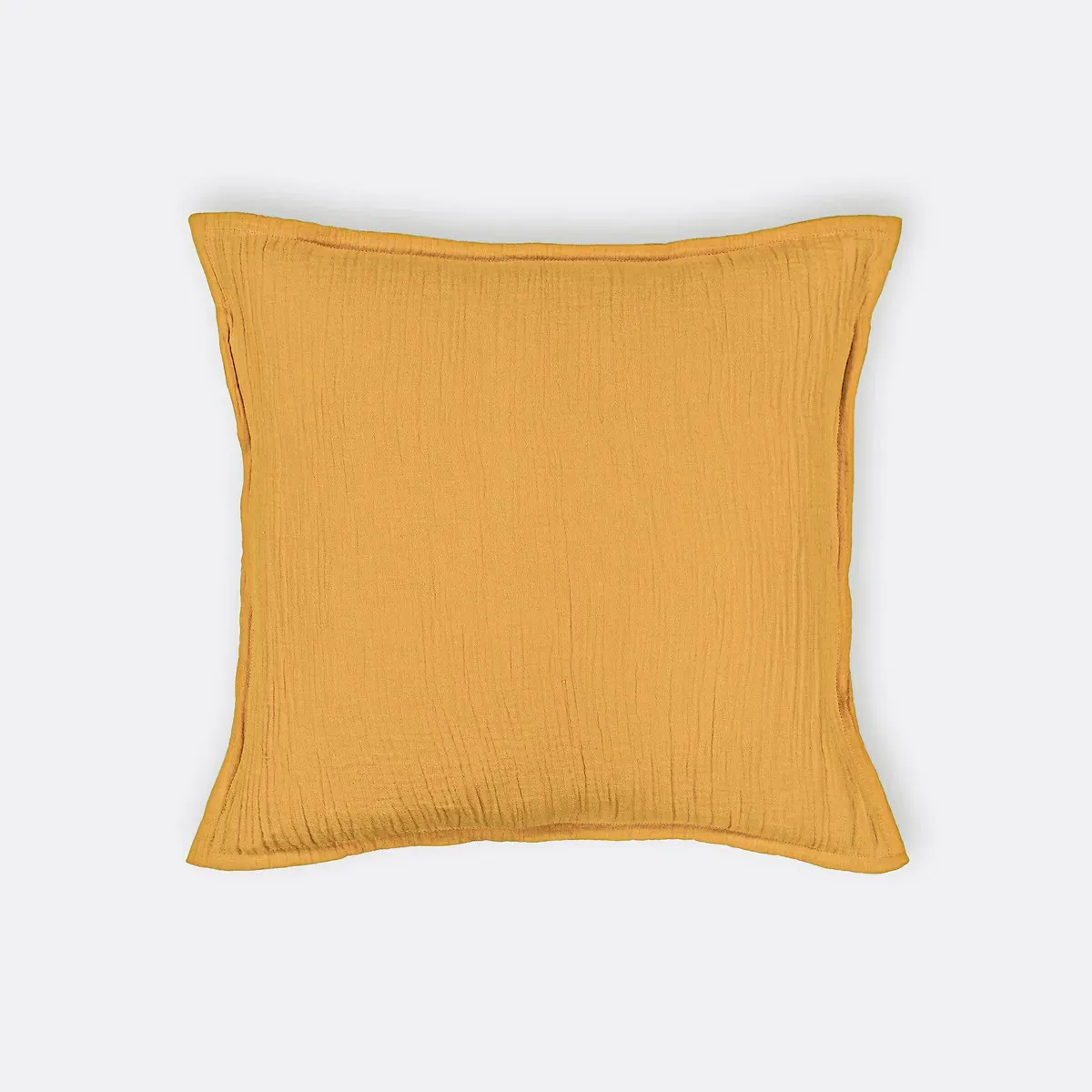Kumla Cushion Cover - Mango Yellow, Cotton Muslin product