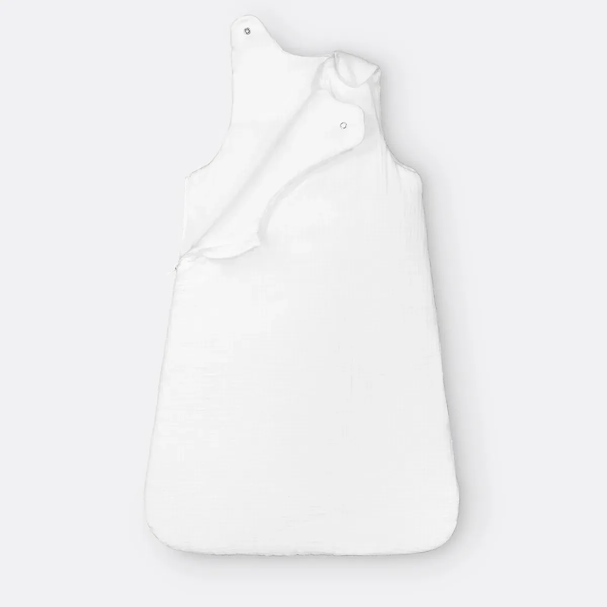 Kumla Sleeveless Sleep Bag - White, Cotton Muslin alternate view