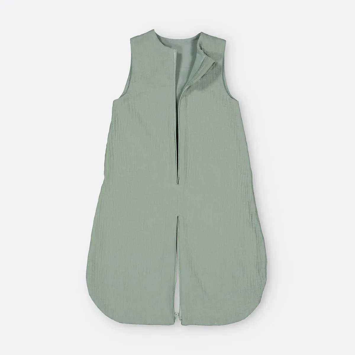 Kumla Summer Sleep Bag with Separable Legs - Grey-Green, Cotton Muslin alternate view