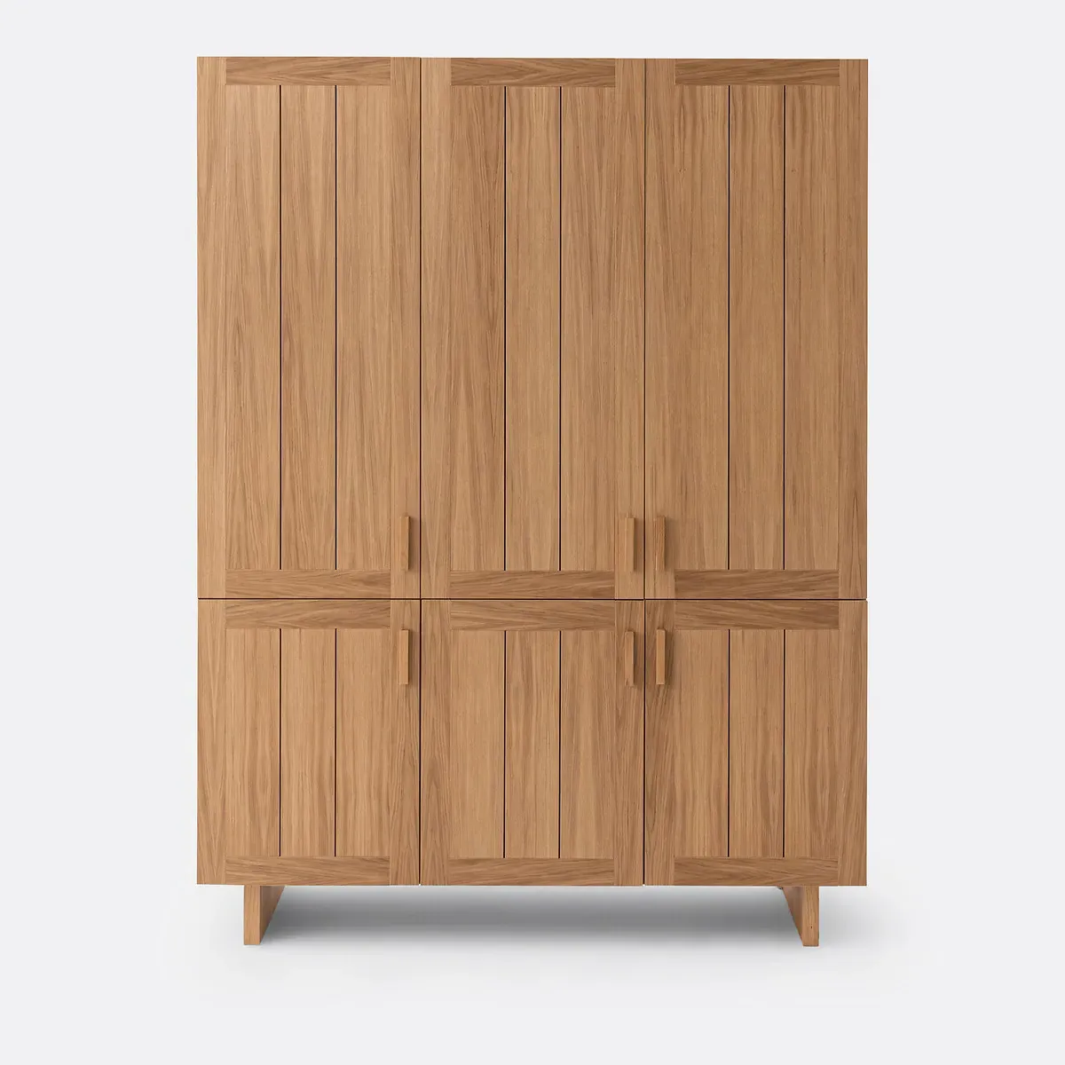 Lanko 6-Door Wardrobe - Oak alternate view