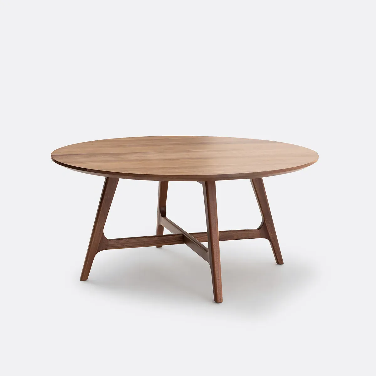 Larsen Round Coffee Table - Walnut, Solid Wood & Veneer alternate view