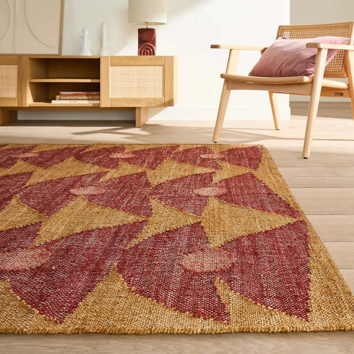 Lassan Jute Rug - Multi-Coloured, Jute product