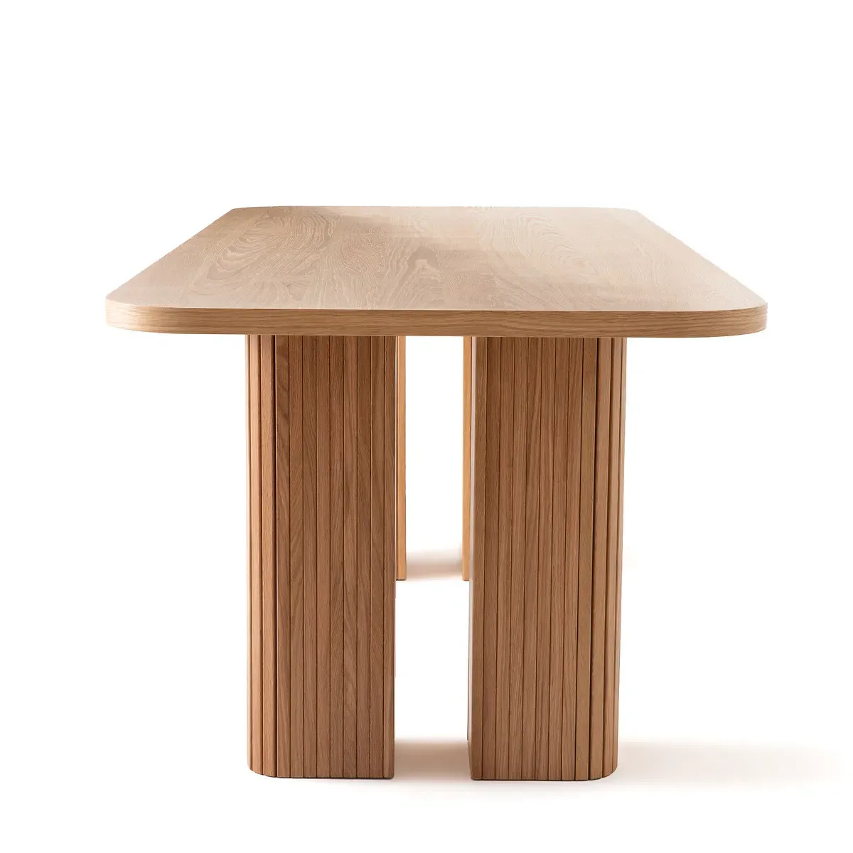 Latti 6-8 Seater Rectangular Dining Table - Oak, Veneer alternate view