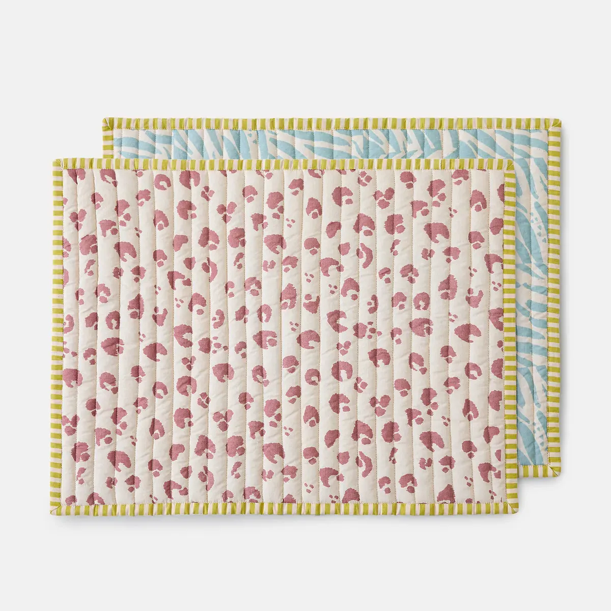 Lean Set of 2 Reversible Placemats - Printed, Cotton Voile product