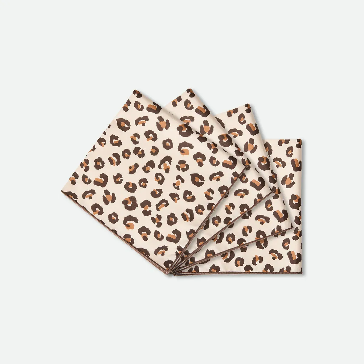Leopold Leopard Print Cotton Napkins - Set of 4 product
