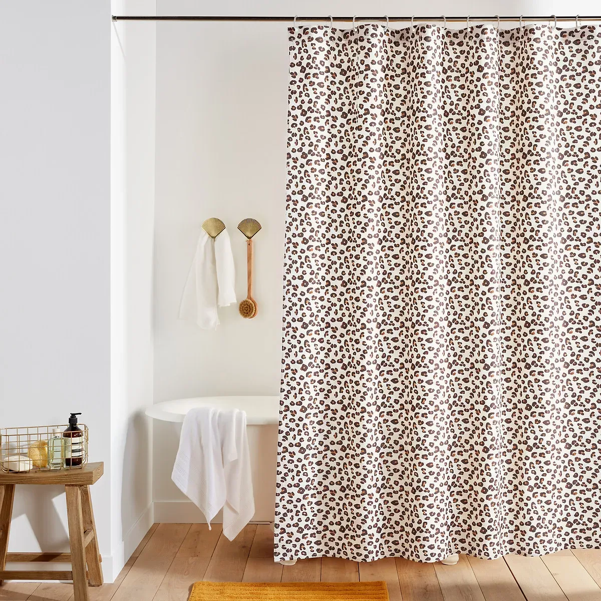 Leopold Leopard Print Shower Curtain - Polyester product