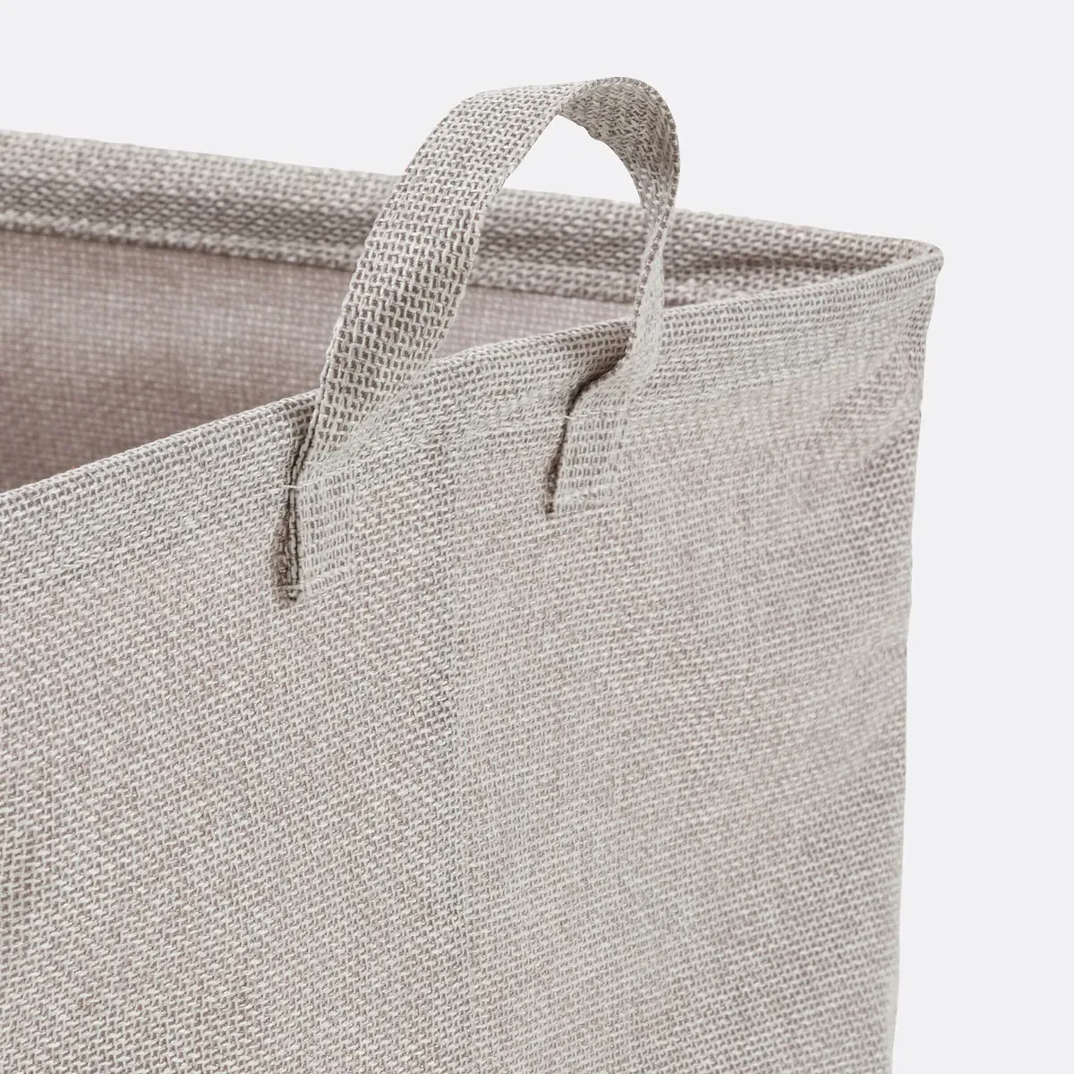 Lihoa Storage Basket - Light Grey, Polyester alternate view