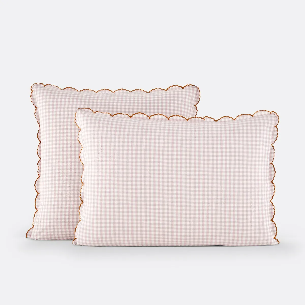 Lilou Gingham Pillowcase - Lavender, Cotton product