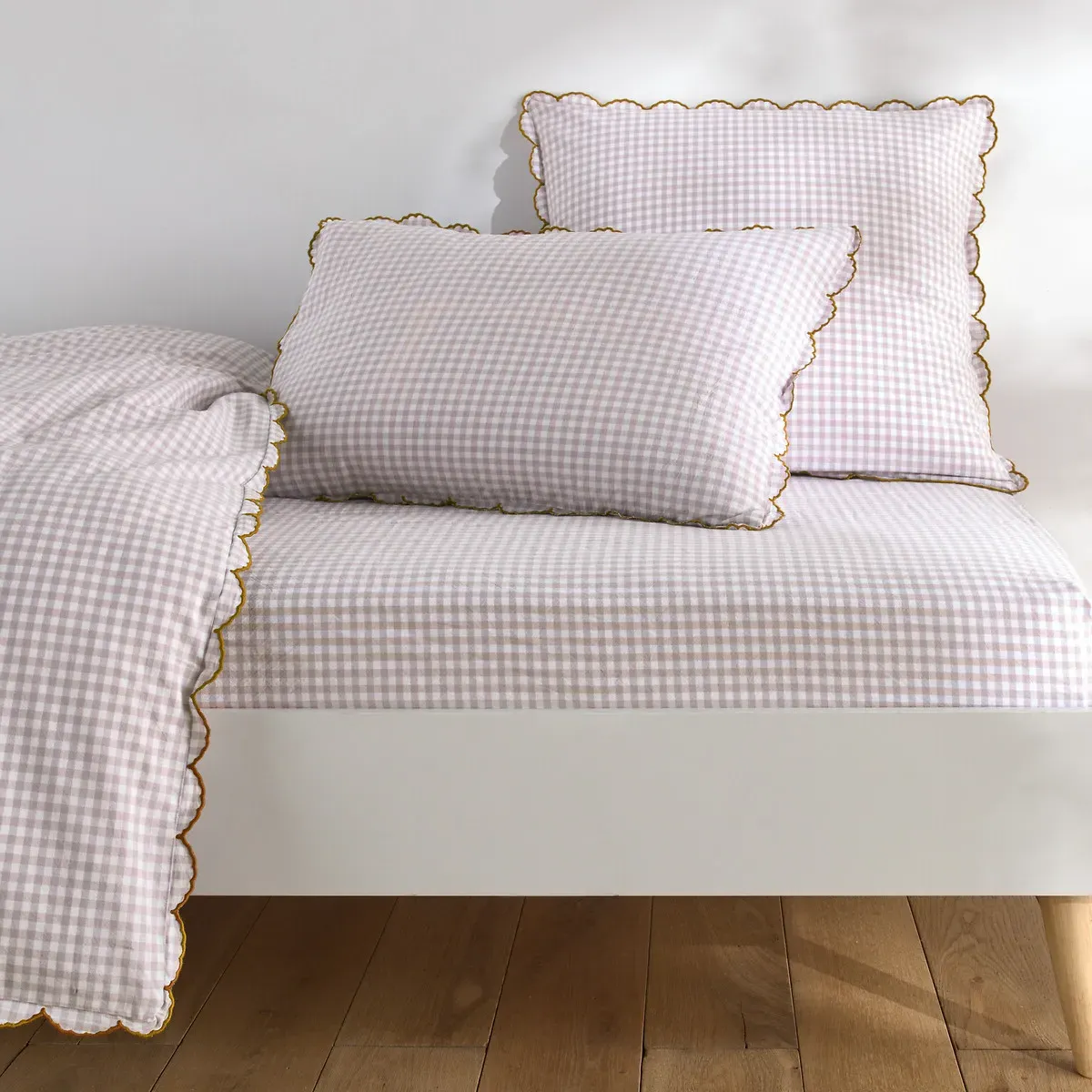 Lilou Single Fitted Sheet for 25cm Mattress - Lavender, Cotton product