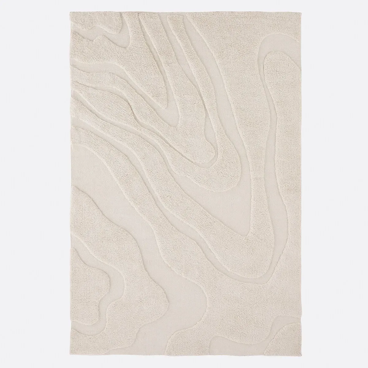 Limestone Cotton Rug - Ecru, Cotton alternate view