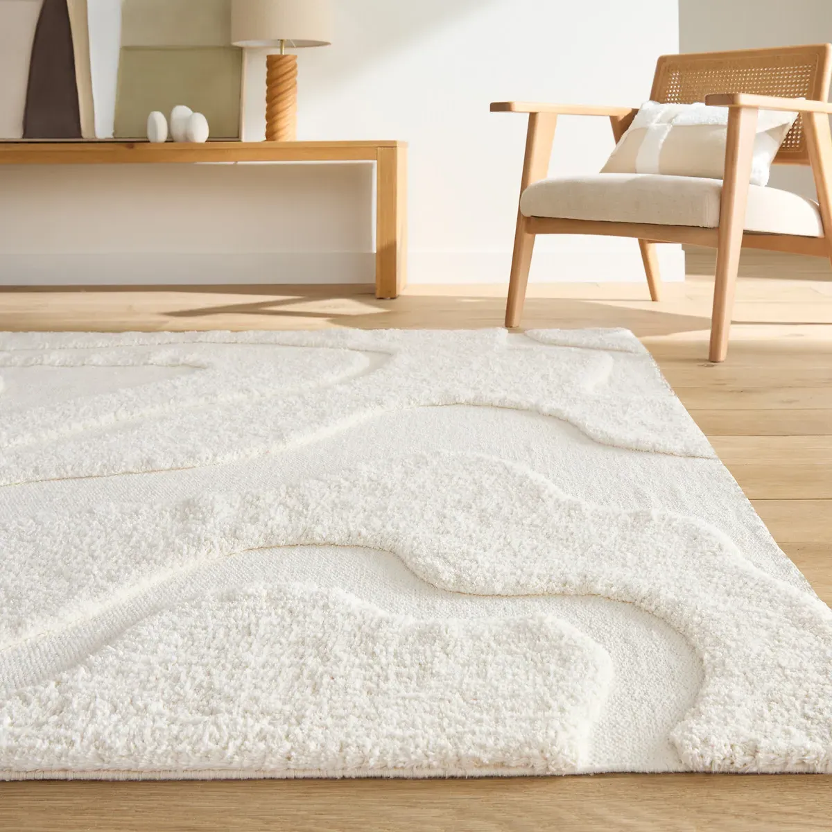 Limestone Cotton Rug - Ecru, Cotton product