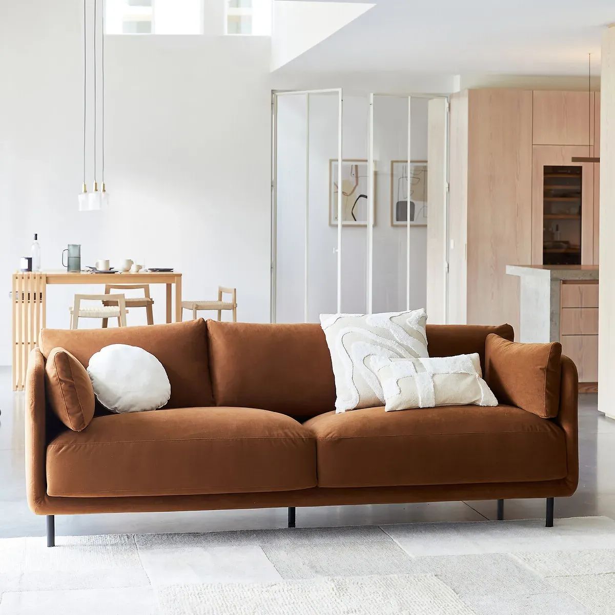 Limestone Cushion Cover - Ecru, Viscose Cotton alternate view