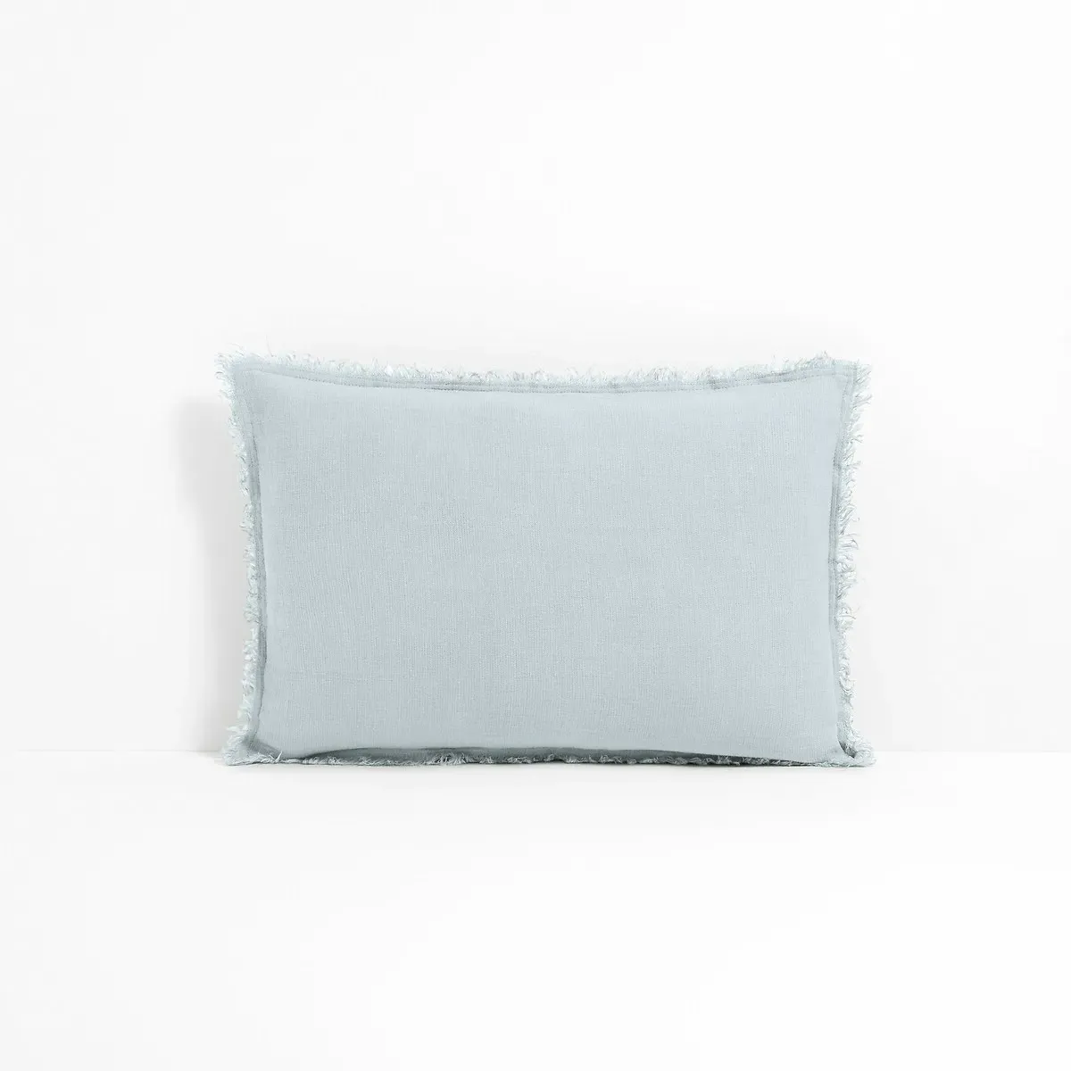 Linange Pre-Washed Cushion Cover - Pastel Blue, Linen alternate view
