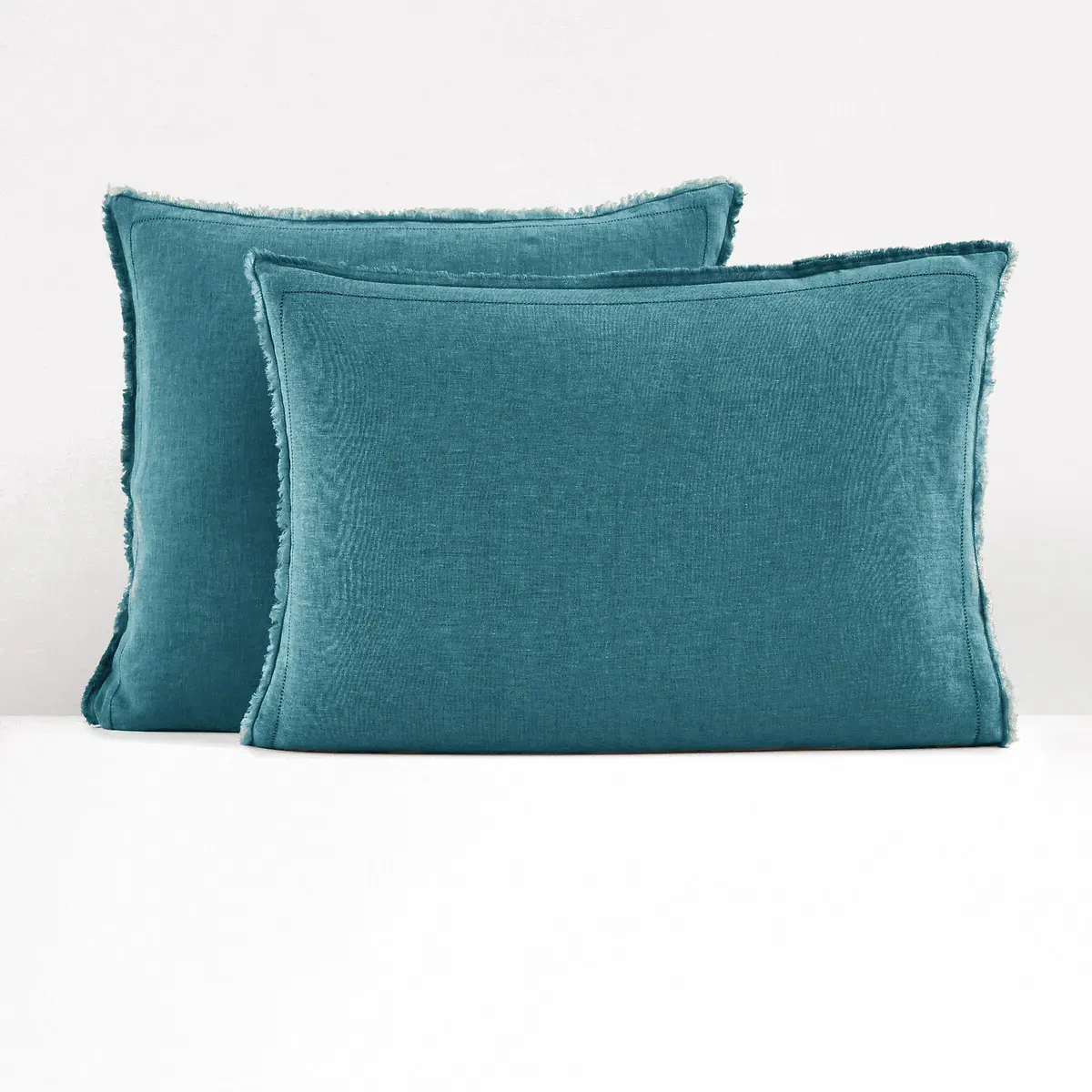 Linot Washed Child's Pillowcase - Adriatic Blue, Linen product
