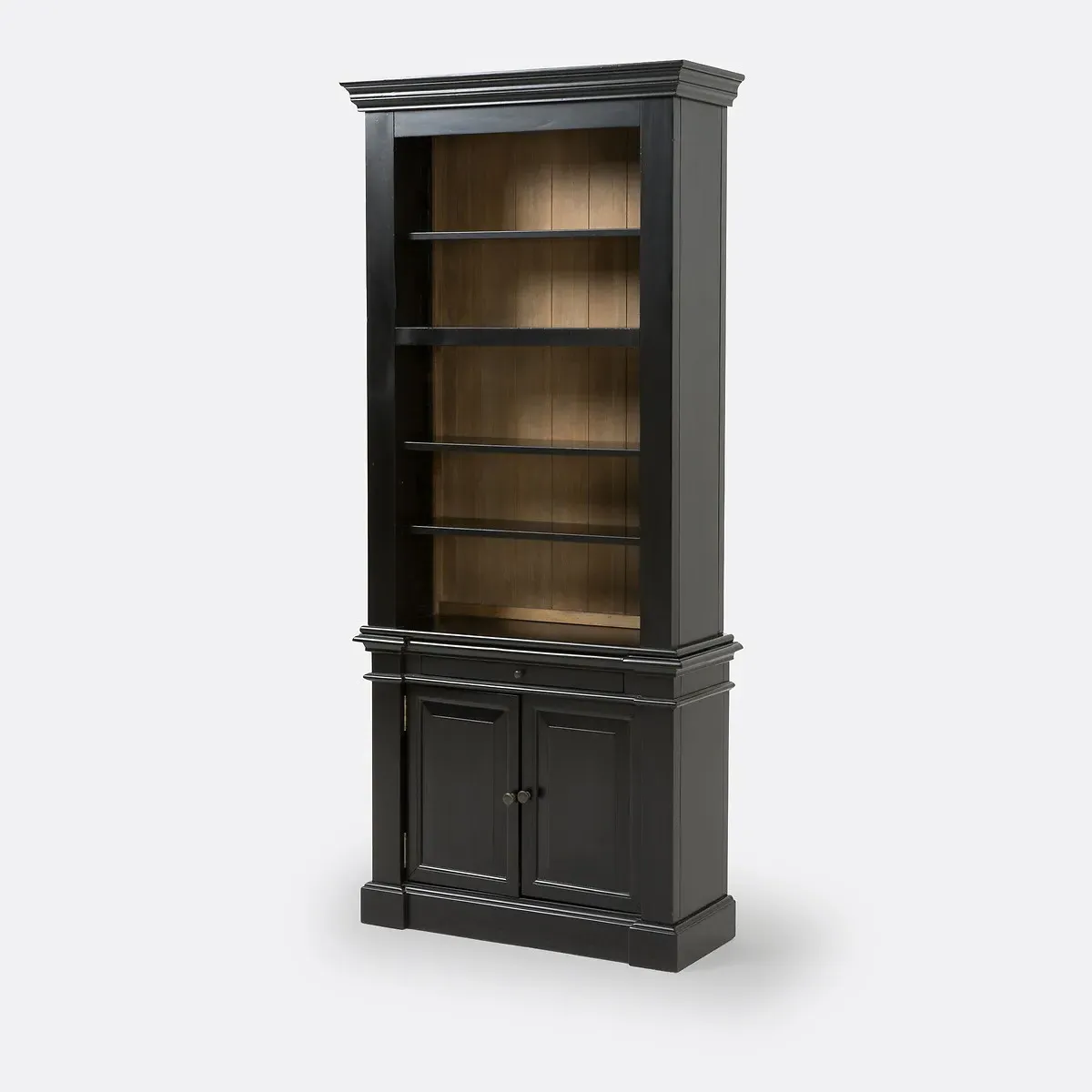 Lipstick Apothecary Cabinet - Black, Solid Pine product