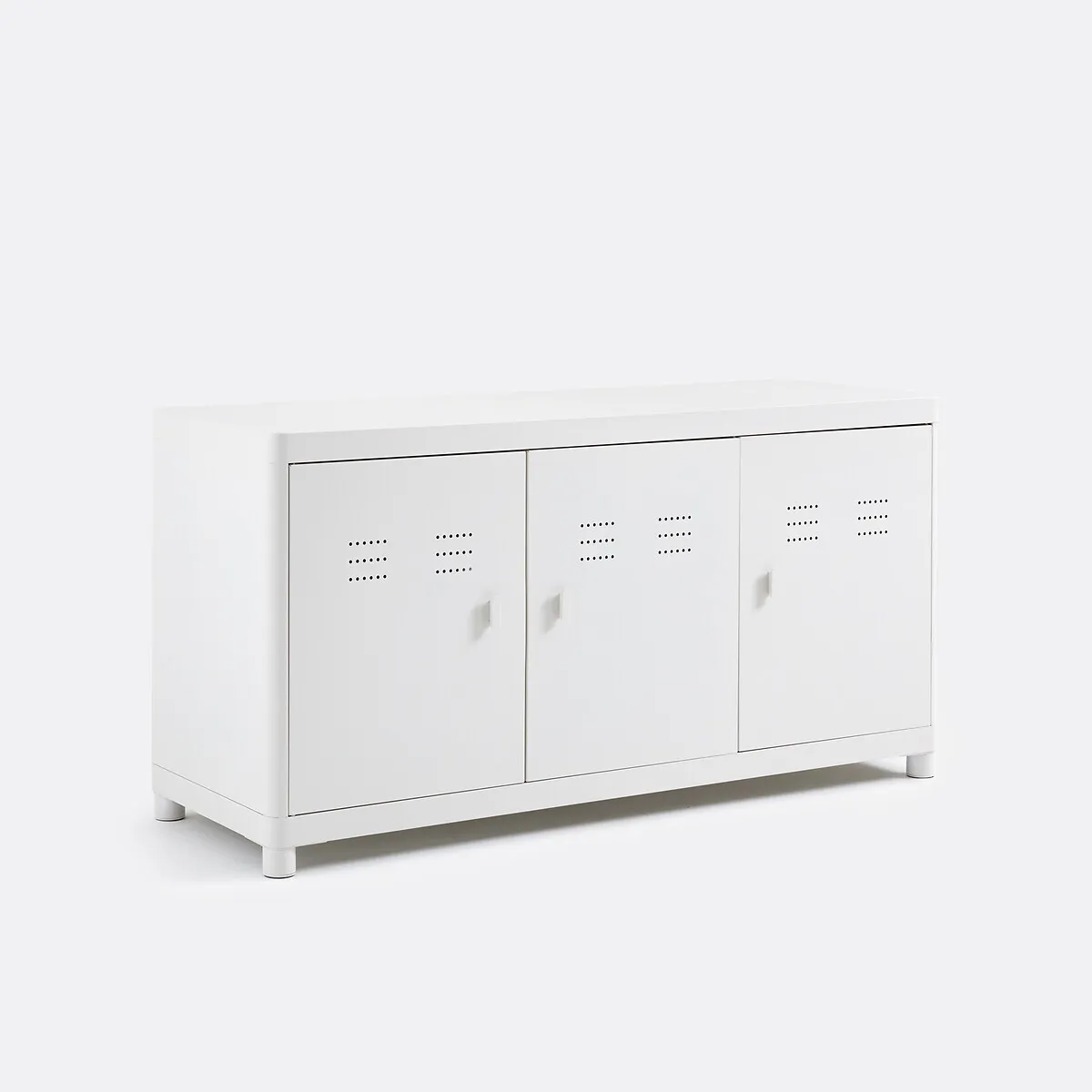 Livona 3-Door Sideboard - White, Steel product