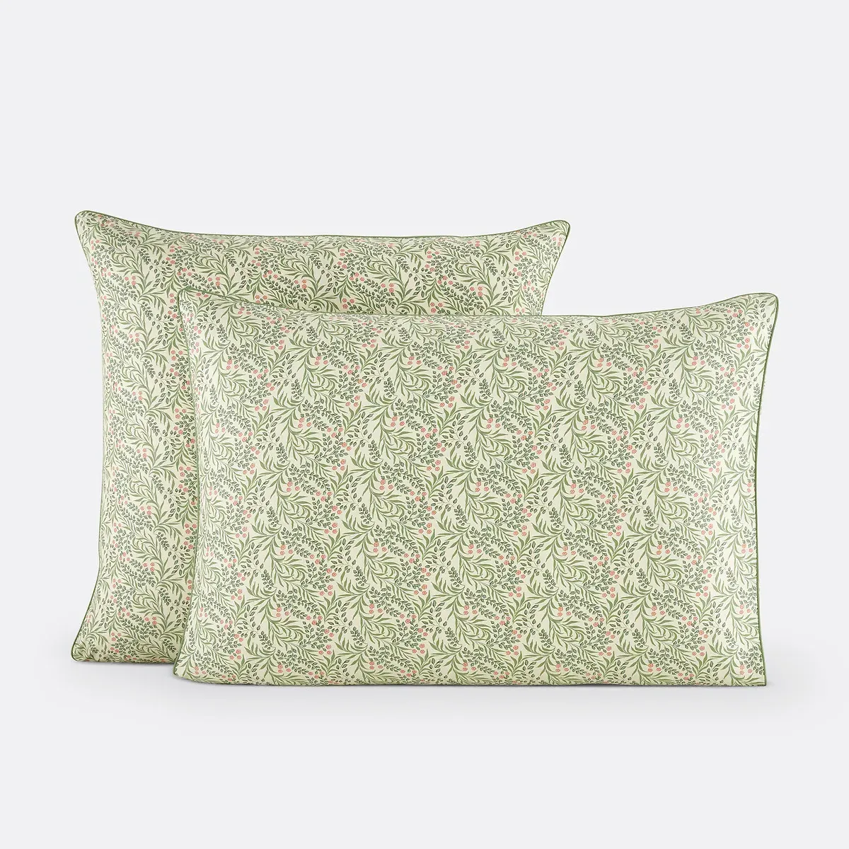 Lizbeth Pillowcase - Vegetable Print, Cotton Satin product