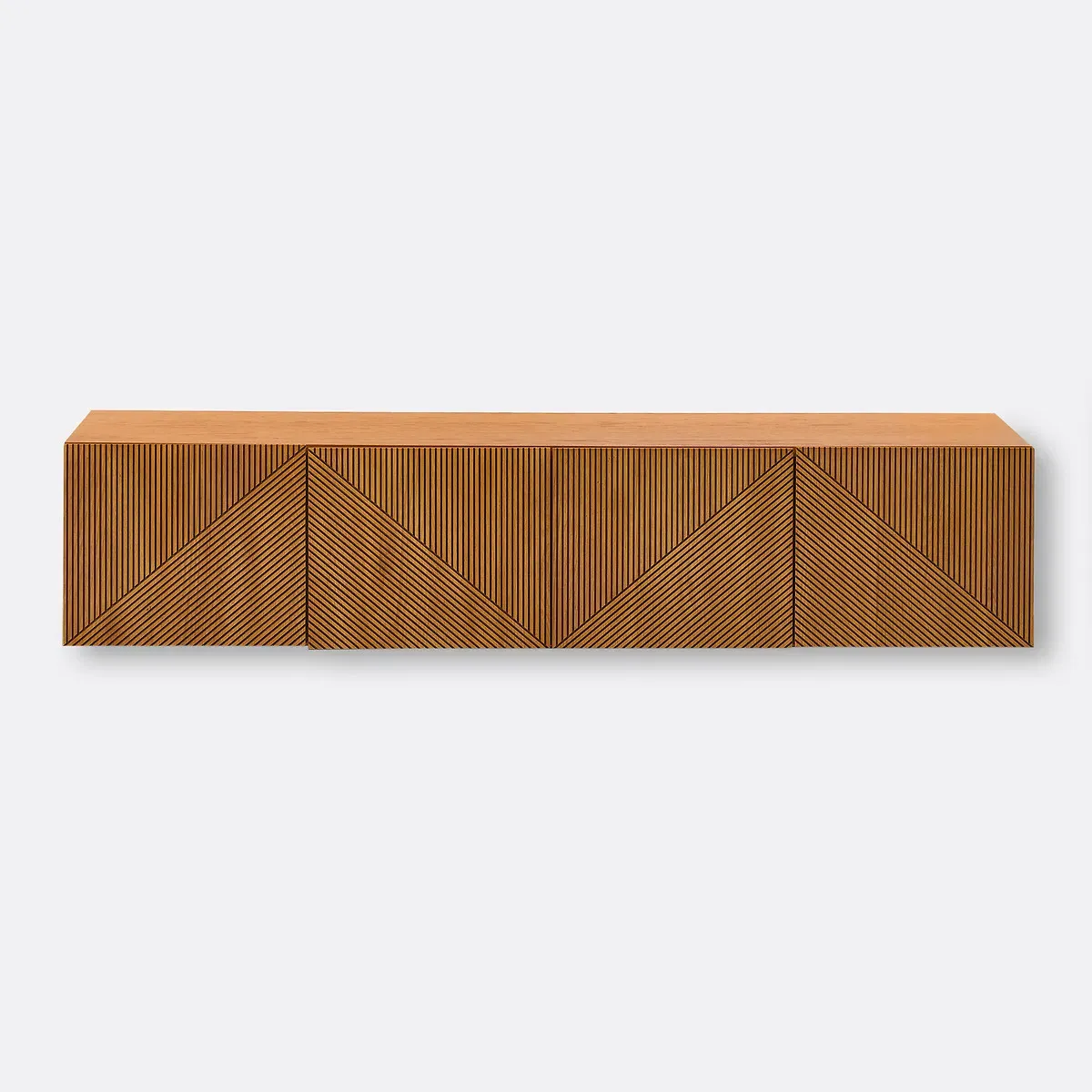 Lodge Wall-Hung TV Stand - Oak, Oak Veneer MDF alternate view