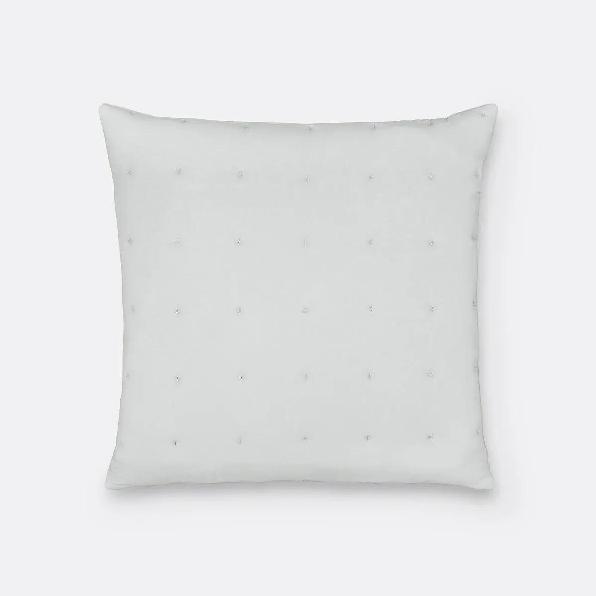 Loja Square Cushion Cover - Pearl Grey, Microfibre product