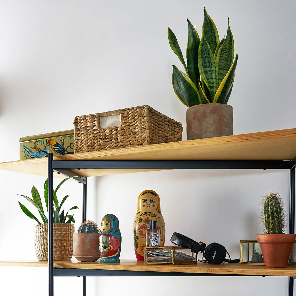 Lomopi Foldable Storage Basket - Natural, Water Hyacinth alternate view