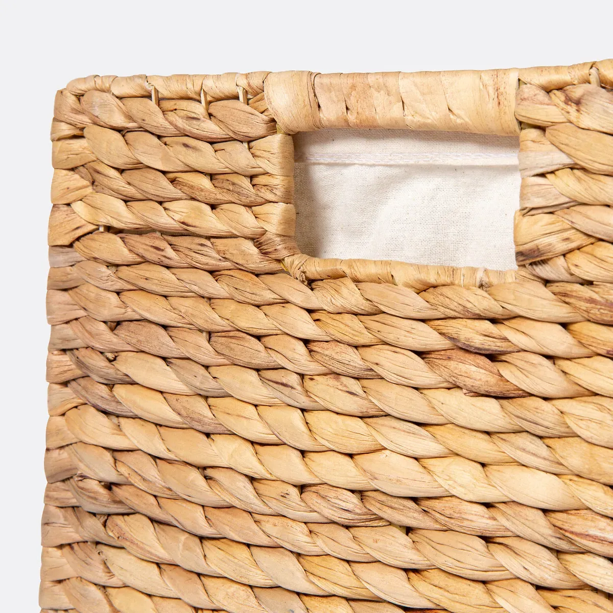 Lomopi Foldable Storage Basket - Natural, Water Hyacinth alternate view