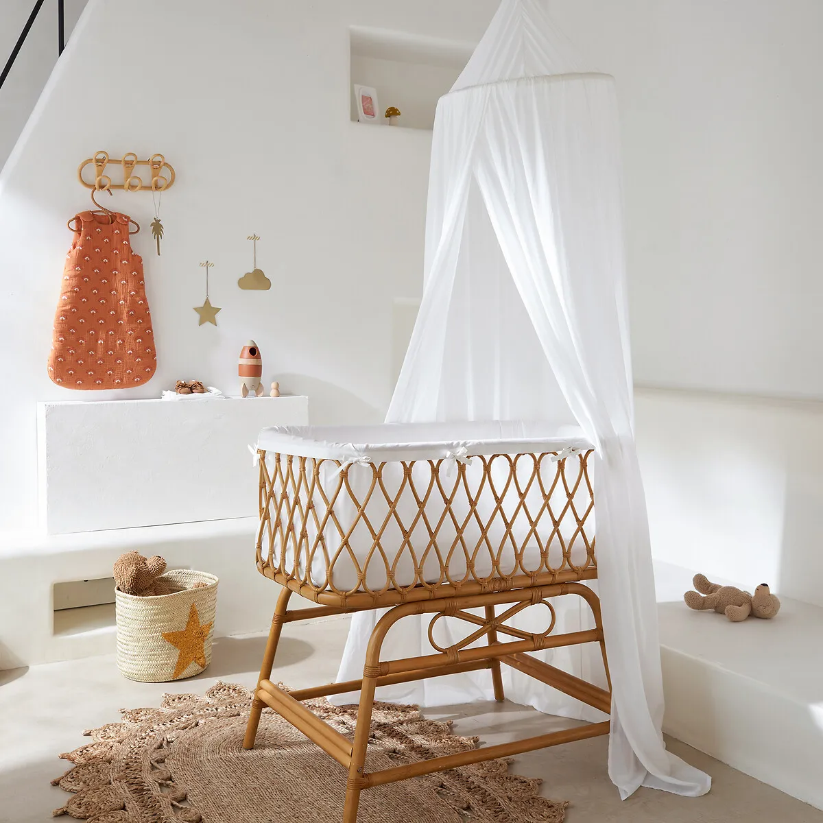 Lorene Bassinet - Natural Rattan alternate view