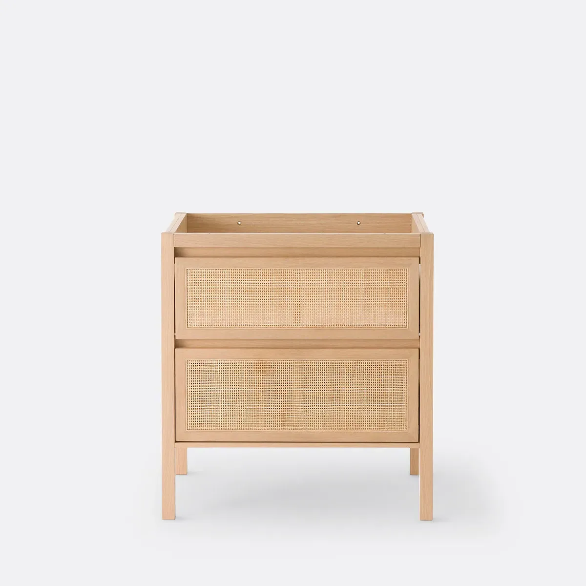 Lumpa 2-Drawer Vanity Unit - Natural, Oak & Rattan alternate view